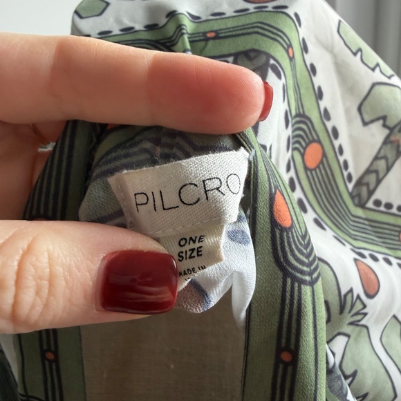 Pilcro Tie Front Blouse One Size - Picture 3 of 7